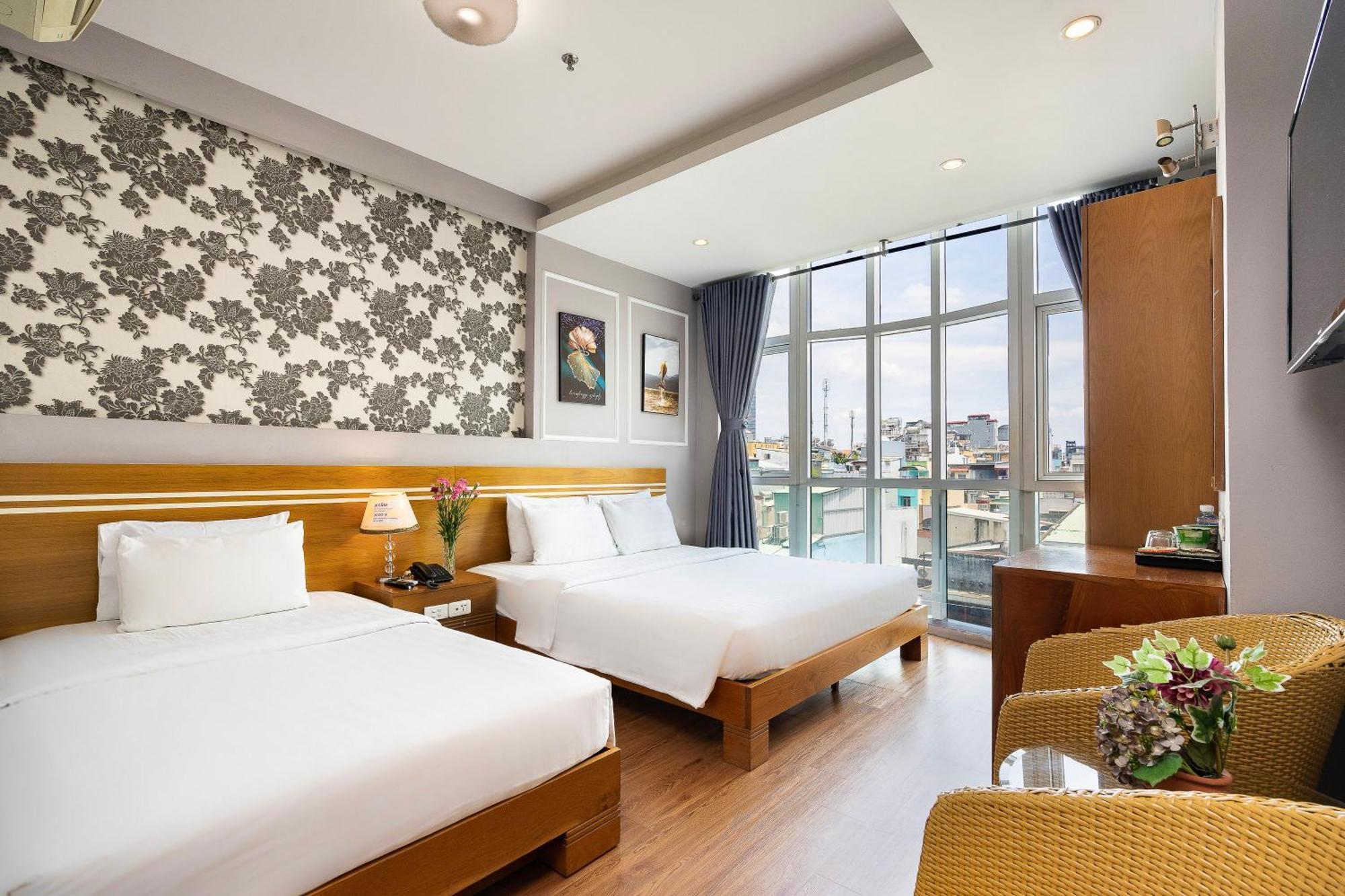 Lucky Star Hotel - Bui Vien Walking Street Bandar Ho Chi Minh Luaran gambar